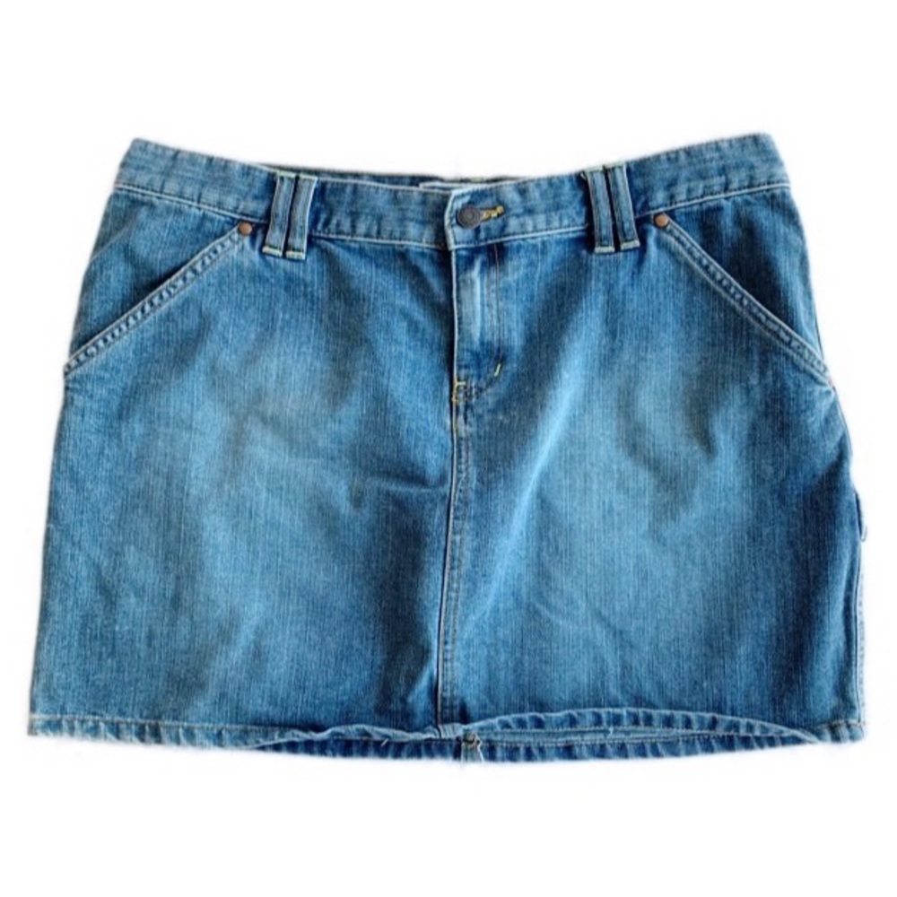 Old Navy Brand Jean Mini Skirt Los Waist sz 14